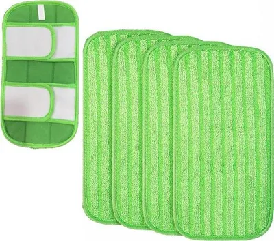 Produktbild von Famanu Mikrofasertücher für Böden - Wiederverwendbare Mop-Pads, Waschbar, Für Alle Böden