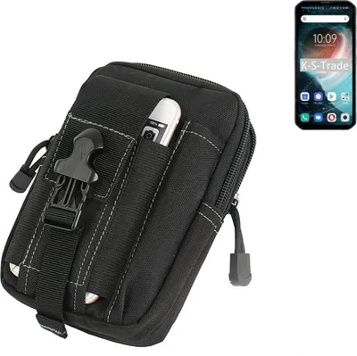 Produktbild von K-S-Trade Gürtel Tasche kompatibel mit Blackview BL6000 Pro Gürteltasche Holster Schutz Hülle Handy Hülle Smartphone outdoor Handy-Hülle schwarz