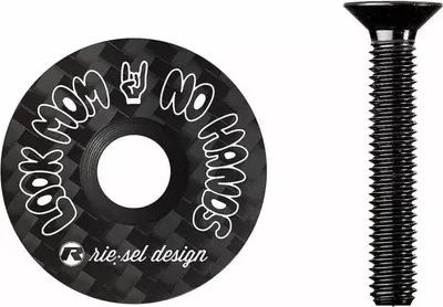 Produktbild von Riesel Design Carbon Fahrradlenkerkappe