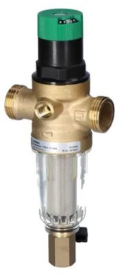 Produktbild von Mini-Plus-Filter mit Druckregler, 3/4 Zoll, mit Spülung