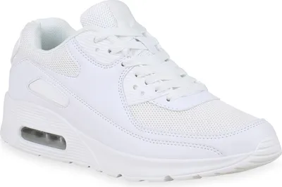 Produktbild von Mytrendshoe Herren Sportschuhe Laufschuhe Sneaker Turnschuhe 821243, Farbe: Weiß, Größe: 43