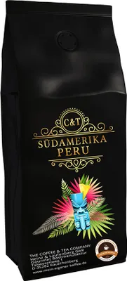 Produktbild von Länderkaffee Aus Südamerika - Peru (Gemahlen,500g) - Spitzenkaffee - Säurearm, Schonend Und Frisch Geröstet