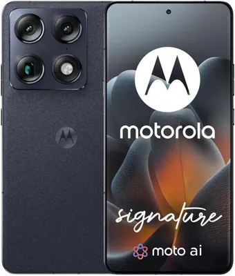 Obrázek produktu pro Motorola signature , 17,2 cm (6.78"), 16 GB, 512 GB, 50 MP, Android 16.0, Tmavě modrá