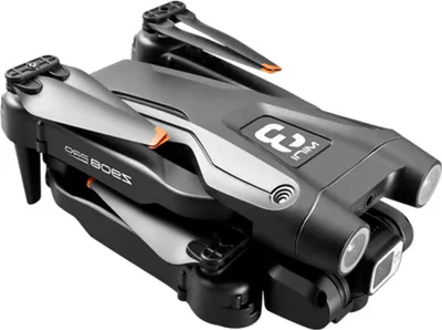 Produktbild von RC Flugzeug 4k Hindernisvermeidung 360-Grad-Rollover Optical Flow Dual Kamera 4-Welle Drone Black 3 Batterien