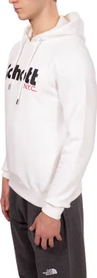 Productafbeelding van SCHOTT - Heren hoodie met ronde hals en logo - Maat L