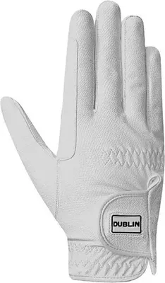 Produktbild von Dublin - Reithandschuhe für Kinder, Alltag, KT-Serino, Kunststoff WB2249 (M) (Weiß)