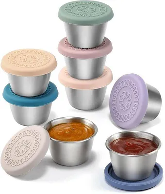 Produktbild von Reise-Salad-Dressing-Becher, 68ml, silikon, löchrig, für Lunchbox