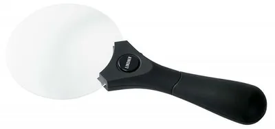 Produktbild von Lindner S7131 Randlose LED-Leuchtlupe, Vergrößerung 2,5x / 4x