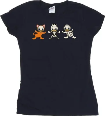 Produktbild von Disney - "Duck Tales Halloween" T-Shirt für Damen BI33870 (XXL) (Marineblau)