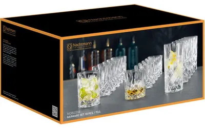Produktbild von Nachtmann Vorteilsset 2 x  18 Glas/Stck Becher 7506/18tlg Noblesse 101764 und Geschenk + Spende