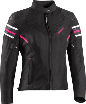 Produktbild von Ixon Ilana Evo Damen Motorrad Textiljacke Farbe: Schwarz/Fuchsia, Grösse: M