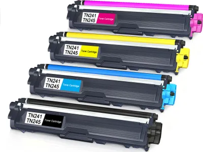 Produktbild von Kompatible Toner Ersatz für Brother TN241 TN245 für HL3140CW HL3152CDW HL3142CDW HL3170CDW MFC9332CD DCP9022CDW DCP9020CDW MFC9140CDN MFC9142CDN DCP9015CDW (4 Packung)