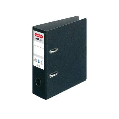 Produktbild von herlitz maX.file Ordner - DIN A5 hoch - 7,5 cm - schwarz
