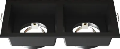 Produktbild von Ledvion - Einbaustrahler led Spot Black Doppelquadrat
