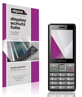 Produktbild von 4x Schutzfolie für MP myPhone 7340 LTE klar Displayschutzfolie Folie Display Schutz dipos