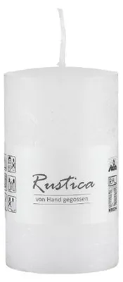 Produktbild von durchgefärbte Rustic Kerzen Weiß 300 x Ø 100 mm, 1 Stück