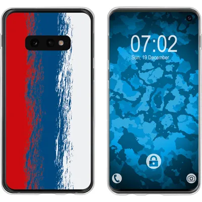 Produktbild von PhoneNatic Case kompatibel mit Samsung Galaxy S10e Silikon-Hülle WM Russland M9