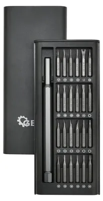 Immagine prodotto di Set cacciavite di precisione con 25 inserti, a stella, Philips, taglio piatto, triangolare, kit professionali con cacciaviti Torx T2-T15, kit smontaggio e riparazione per MacBook, iPhone, pc, iPad, switch, ps4, ps5, xbox, occhiali, orologi
