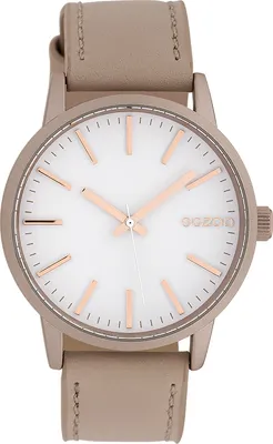 Produktbild von Oozoo Armbanduhr rosa Leder Timepieces Damen Analog-Quarzuhr UOC10017