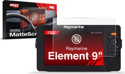 Produktbild von Matte Autodisplayfolie für Raymarine Element 9", Grizz Protector