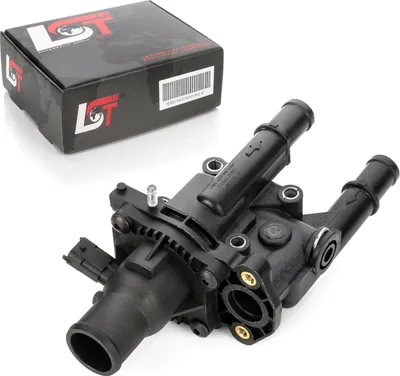 Produktbild von Thermostatgehäuse Kühlmittel 1338402 für ALFA ROMEO CHEVROLET FIAT OPEL 1.6 1.8