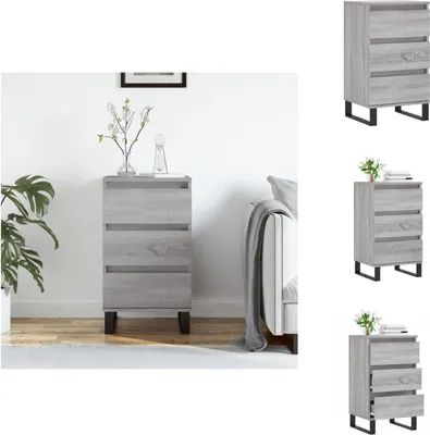 Produktbild von vidaXL Sideboard Grau Sonoma 40x35x70 cm Holzwerkstoff -  Sideboards