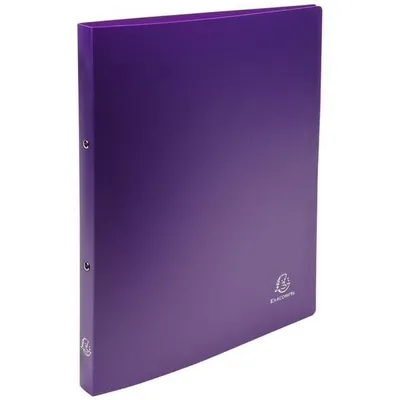Immagine prodotto di Exacompta 54197SE, raccoglitore ad anelli in plastica, 2 anelli, diametro 20mm, formato DIN A4, colore viola