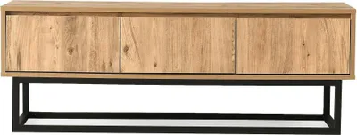 Produktbild von Dmora TV-Schrank Suhail 140x40x50 cm Braun, 3 Schubladen