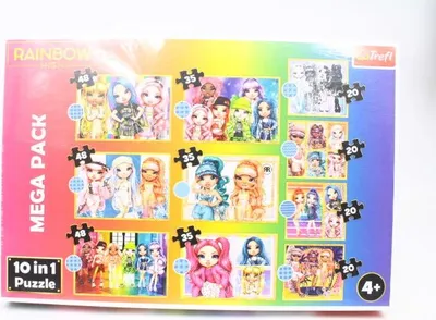 Produktbild von TREFL Puzzle Regenbogen hoch MEGA PACK 10v1