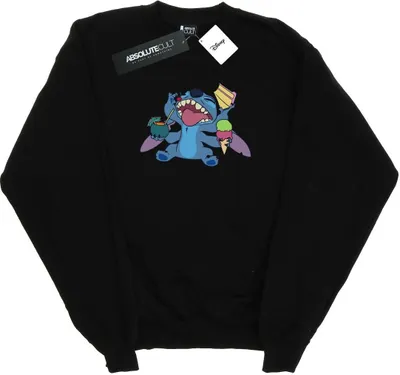 Produktbild von Disney - "Munchies" Sweatshirt für Damen BI22451 (L) (Schwarz)