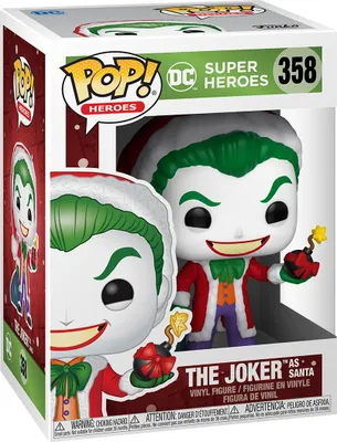 Produktbild von DC Super Heroes - The Joker as Santa 358 - Funko Pop! - Vinyl Figur