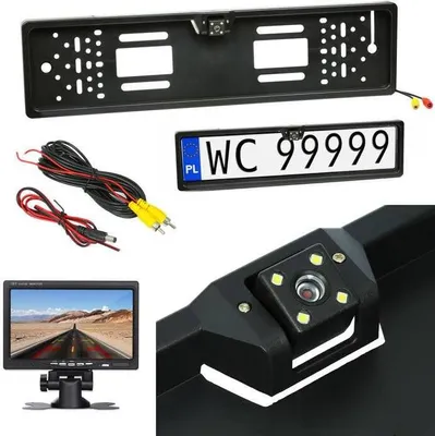 Obrázek produktu pro LPC-4LED | Couvací kamera v rámu EU SPZ