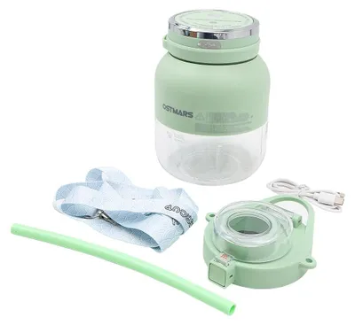 Tragbarer Mixer 800 ml, USB-wiederaufladbar, 18.000 U/min, 5 Klingen