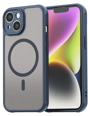 Produktbild von Techsuit – HaloFrost II MagSafe Schutzhülle für iPhone 14 Plus – dunkelblau