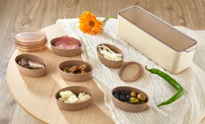 Produktbild von Frühstücksset mit Kunststoff, 7er Set