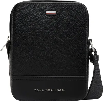 Productafbeelding van Tommy Hilfiger heren tas, model Th Central Mini Reporter AM0AM14433, crossover model, zwart, ovaal