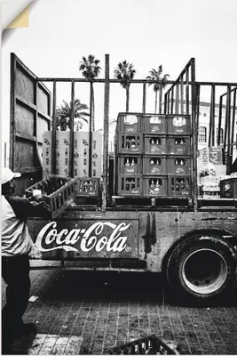 Produktbild von ARTland Wandbild, selbstklebend CocaCola-LKW in El Jadida - Marokko Größe: 40x60 cm
