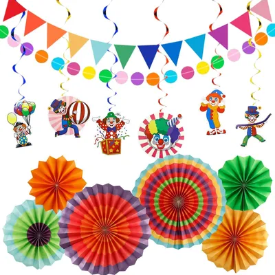 Productafbeelding van Feestelijke decoratieset voor carnaval en verjaardagen