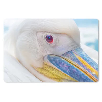 Produktbild von MuchoWow® Mauspad Mousepad Nahaufnahme eines Pelikans 27x18 cm - Mousepads - Maus Mat - Pad - Mausunterlage - Büroartikel - Desk Matten
