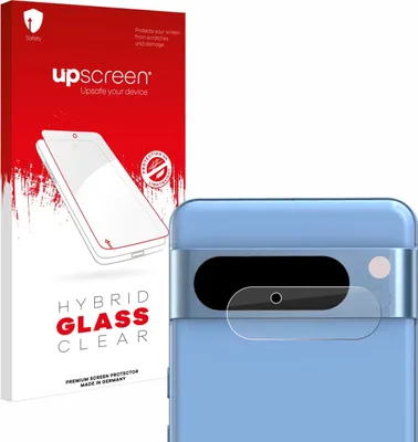 Produktbild von upscreen Schutzglas für Google Pixel 8 Pro (NUR Kameraschutz) Schutzfolie Panzer Folie Glas Display Schutz klar