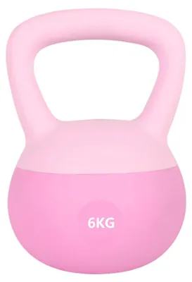 Obrázek produktu pro Sada kettlebellů, měkká, protiskluzová, 6 kg, pro domácí cvičení