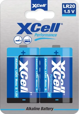 Image de XCell Batterie Performance Alkaline LR20 Mono D  2St.