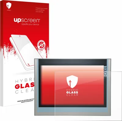 Produktbild von upscreen Schutzglas für Siemens KTP700 Basic 2nd Generation Simatic HMI 6AV2124-6GJ00-0AX0 Schutzfolie Panzer Folie Glas Display Schutz klar