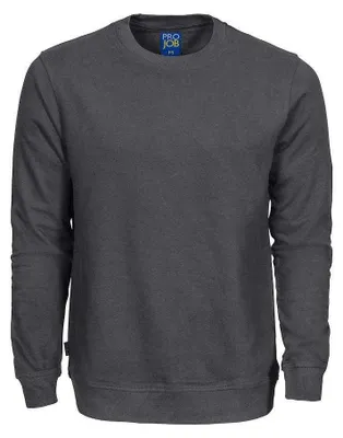 Image de Projob - Sweat-shirt "Bluza" pour hommes, en coton, modèle ET985 (Taille S) (Gris)