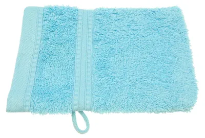 Produktbild von Julie Julsen BIO Waschhandschuh Hellblau 15 x 21 cm