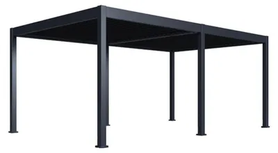 Image de Pergola Paragon Grand Tuscan 1220 370 x 599 cm anthracite
