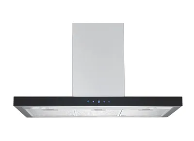 Produktbild von PKM 8090GH Dunstabzugshaube 90cm, LED-Beleuchtung, Touch Control, 3 Stufen, schwarze Glasblende