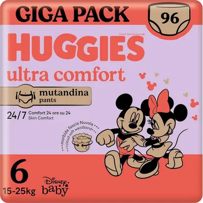 Produktbild von Huggies Ultra Comfort Größe 6 Windeln 96 Einheiten Orange  Orange One Size