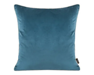Produktbild von Dekorativer Kissenbezug Sofakissen VELVET 57E 45x45 blau LEN