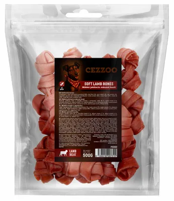 Zdjęcie produktu dla CEZZOO SNACK Miękkie kości jagnięce 500g